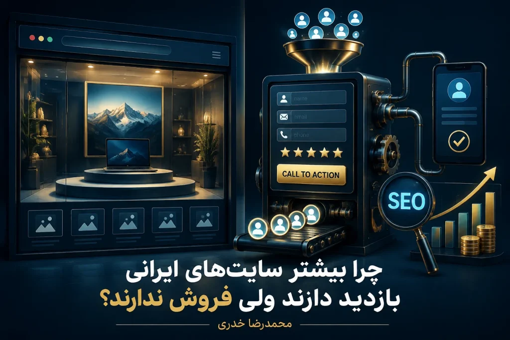 چرا بیشتر سایتهای ایرانی بازدید دارند ولی فروش ندارند؟ 3 بازدید سایت