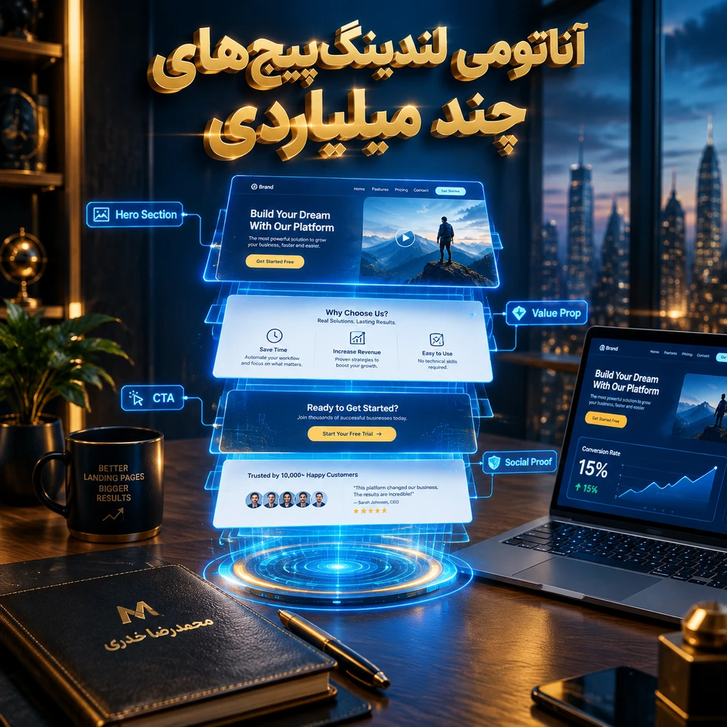 آناتومی لندینگپیجهای چند میلیاردی: چگونه یک صفحه فرود با نرخ تبدیل دو رقمی طراحی کنیم؟ 1 لندینگپیج